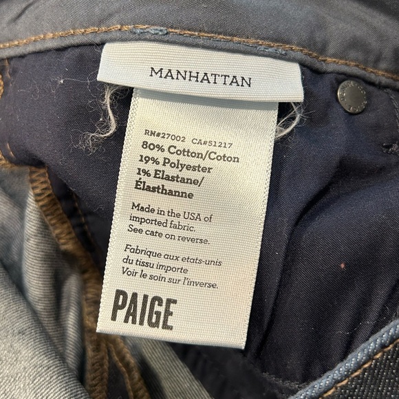 PAIGE Manhattan Low Rise Denim - Picture 5 of 5